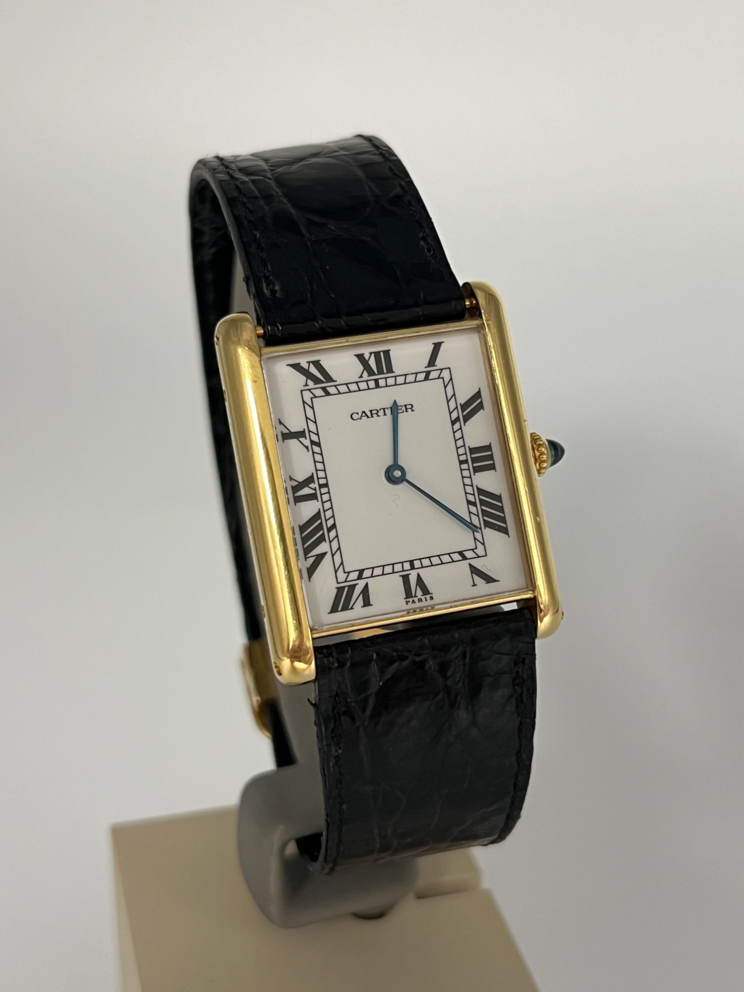 Cartier Tank gold watch